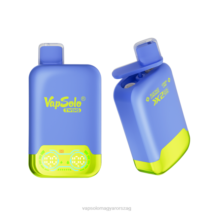 VapSolo Wholesale - kék razz limonádé és citromos lime VapSolo TWINS eldobható vape 842826
