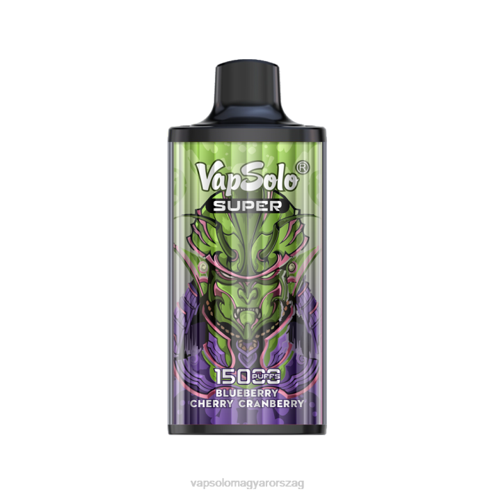 VapSolo Budapest - áfonya cseresznye áfonya VapSolo SUPER eldobható vape 842816