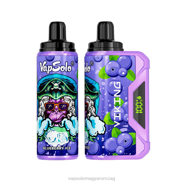 VapSolo Magyarország - áfonya VapSolo VIKING eldobható vape 842836
